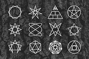 Occult - 36 Vector Symbols + Photos, an Object Graphic by Sick Optix (Thumbnail 7 of 10)