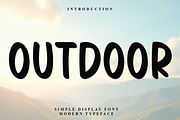 Outdoor, a Script Font by FreshTypeINK (Thumbnail 1 of 7)