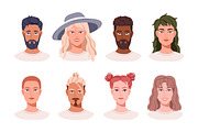 Diverse people avatars set, a Person Illustration by Good Studio (Thumbnail 3 of 5)