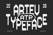 Artev - Geometric Sans Serif Font, a Sans Serif Font by Typeparties (Thumbnail 1 of 11)