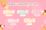 Coral Cascade - Display Font, a Font by PutraCetol Studio (Thumbnail 5 of 11)