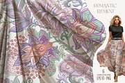 Romantic Element 6 Seamless Patterns, a Pattern Graphic by Elen-Lane (Thumbnail 1 of 6)