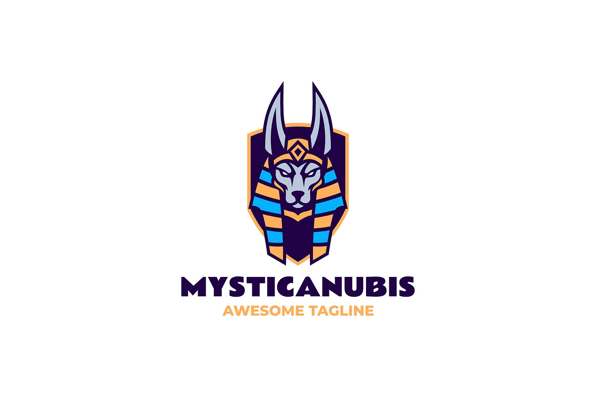Mascot Anubis Logo Design, a Branding & Logo Template by Artnivora.Std