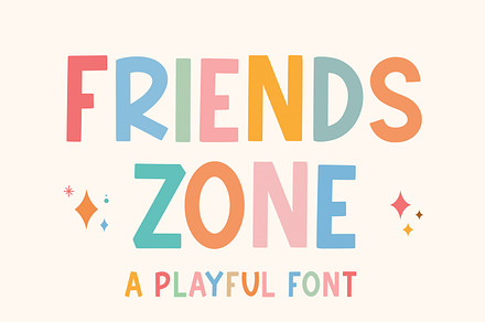 Friendszone, a Script Font by Mozatype