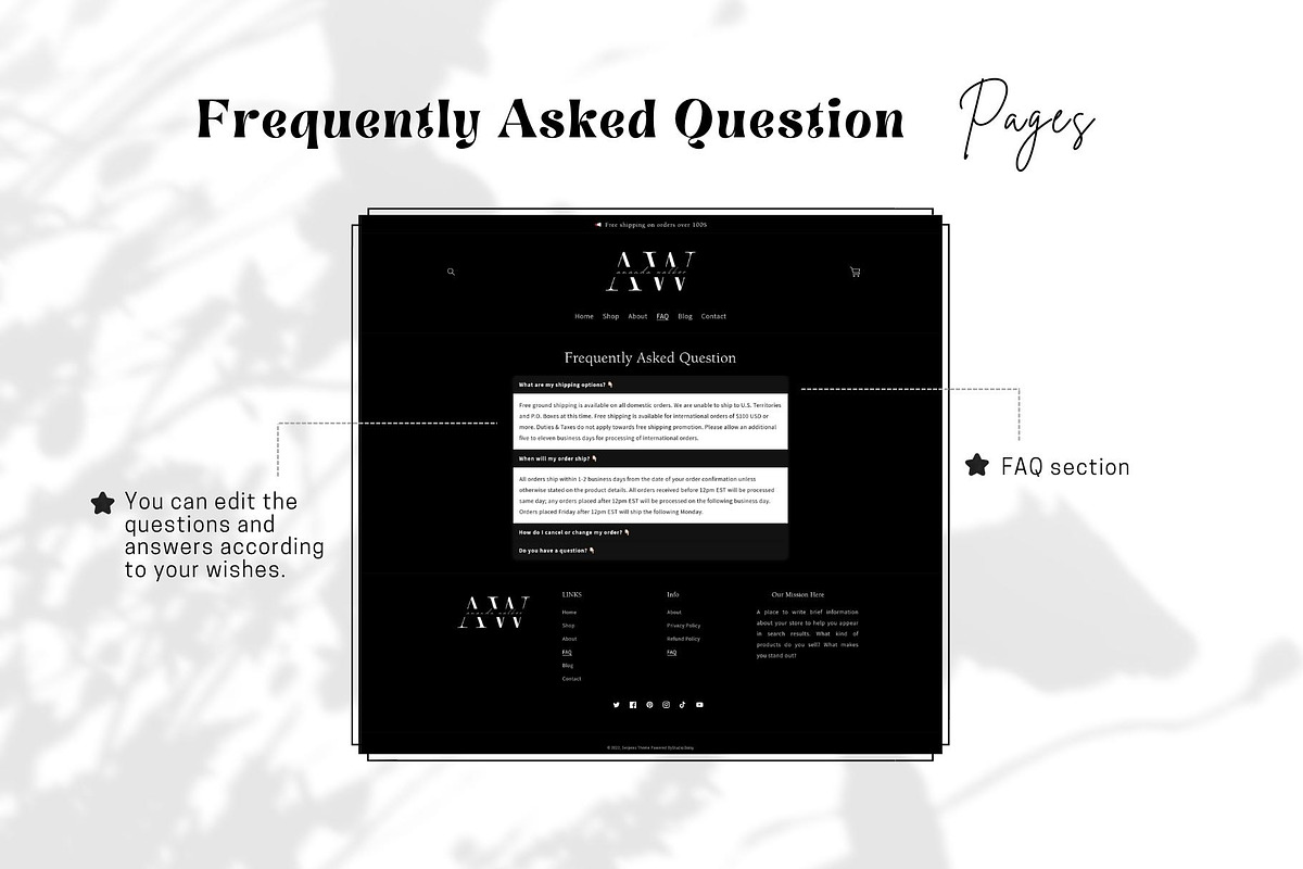 Luxury Shopify Theme Black Gold, a Templates & Theme by DaisyStudio (Photo 9 of 10)