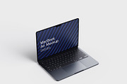 MacBook Air 2022 mockup, a Device Mockup by SPEED APEX (Thumbnail 1 of 5)