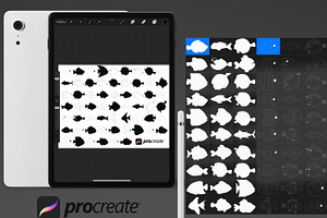 Cartoon Fish Set 1 Procreate Brush