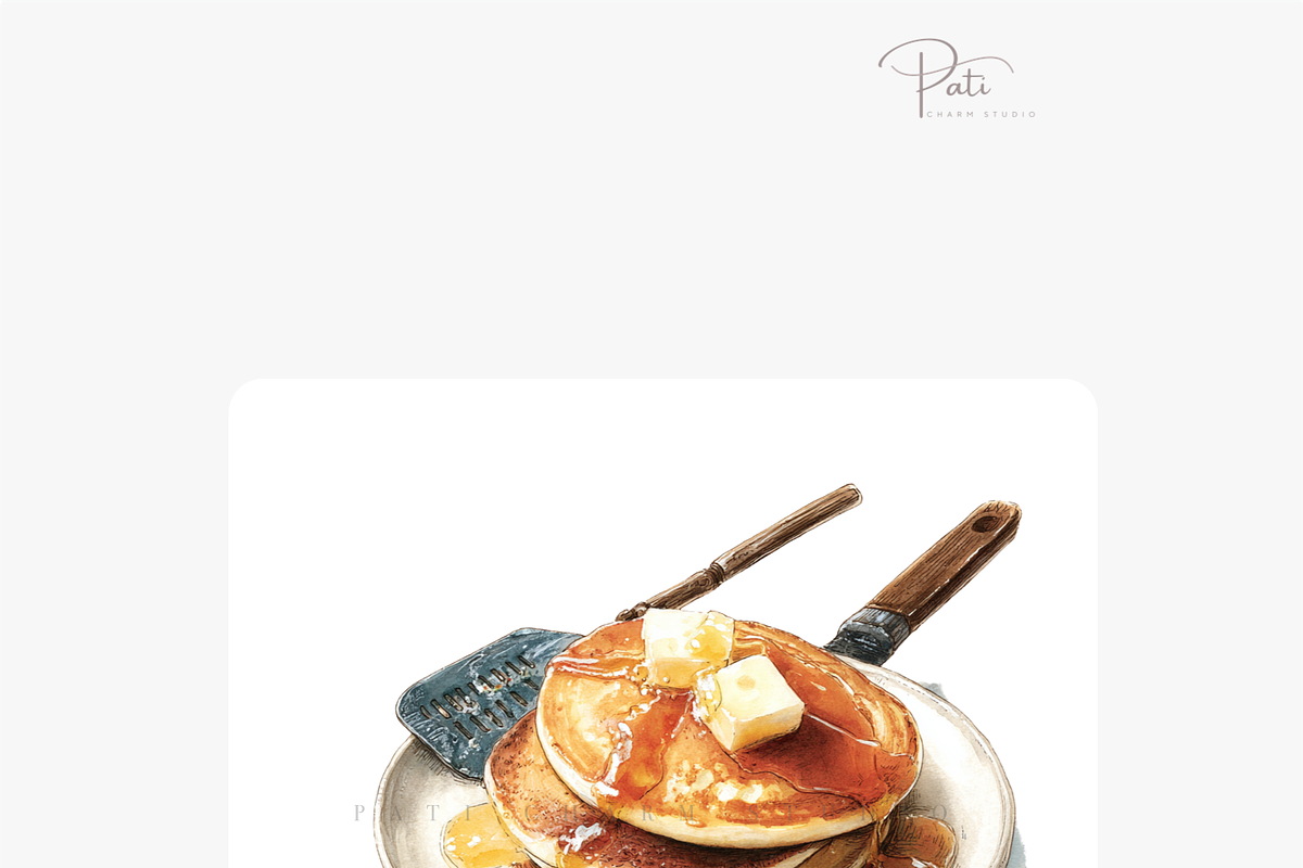 200+ Watercolor Kitchen Clipart Set, a Decorative Illustration by Pati Charm Studio (Photo 11 of 13)