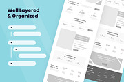 Cleaning Services Wireframe Website, a Wireframe Template by INSPR STD (Thumbnail 3 of 6)