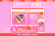 Shop Banner Templates - Colorful, a Shopify Template by SunshineStudioBoutique (Thumbnail 9 of 9)