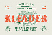 Kleader - Display Font, a Sans Serif Font by Edignwn Type (Thumbnail 1 of 10)