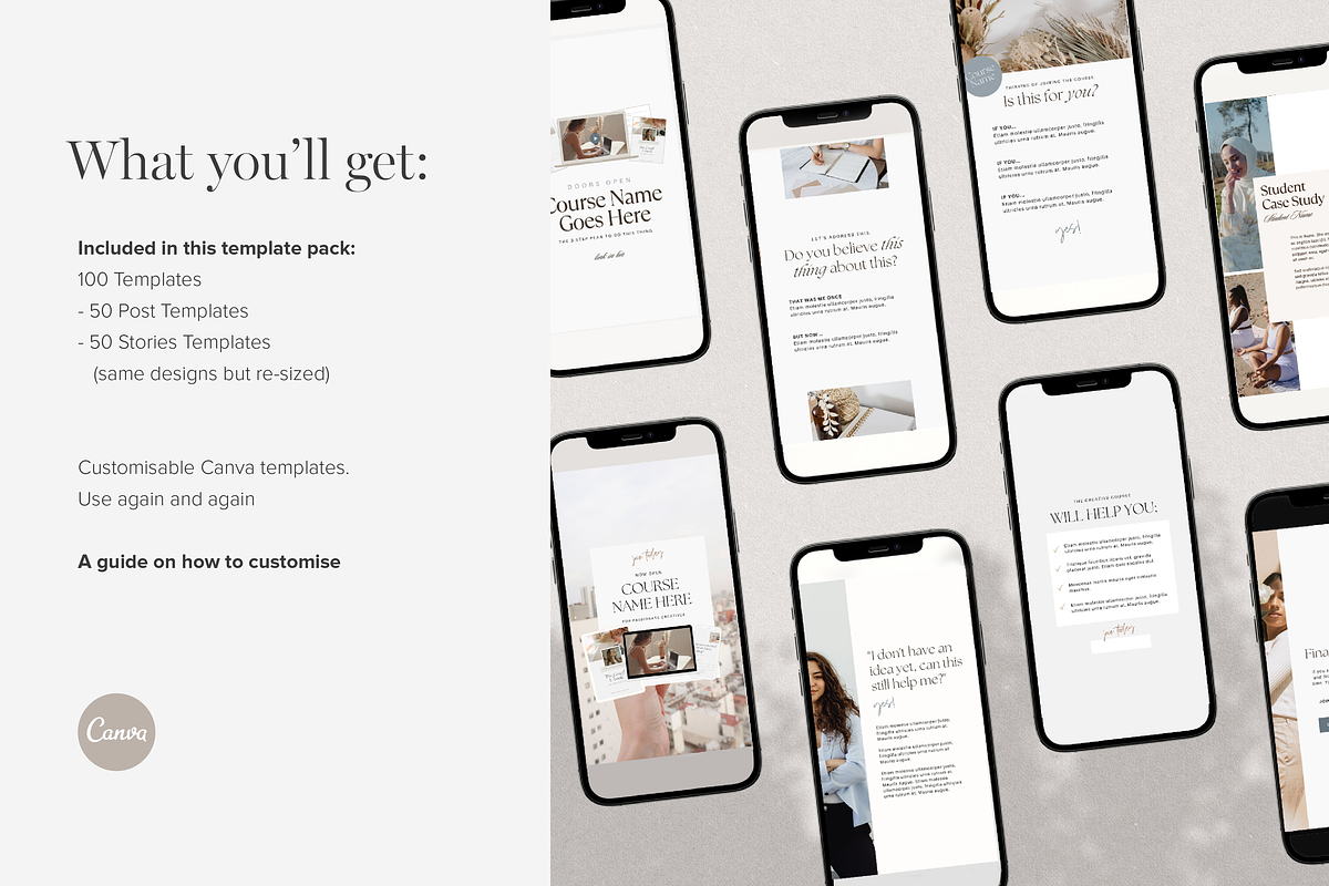 Course Launch Instagram Templates, a Social Media Template by Tabitha Emma (Photo 9 of 10)