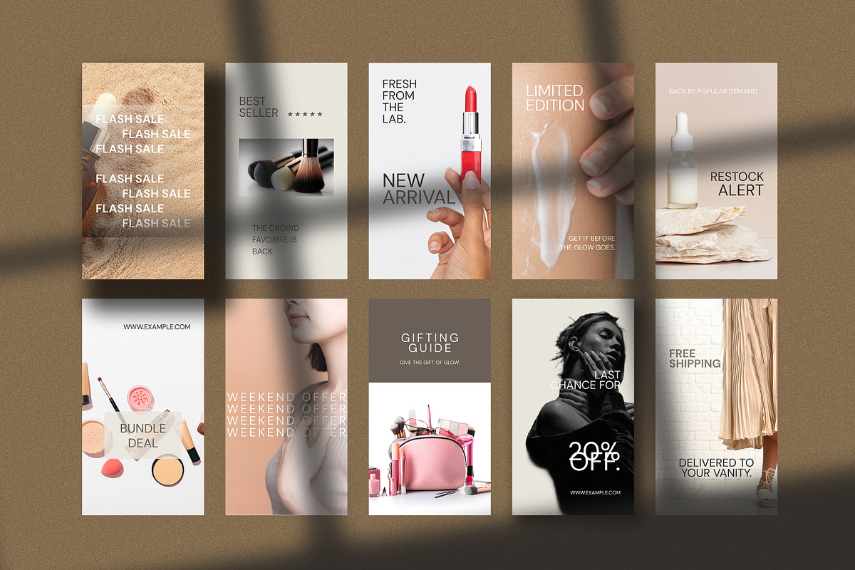 Beauty & Fashion Instagram story kit, a Social Media Template by Artisan Vibes (Photo 9 of 10)