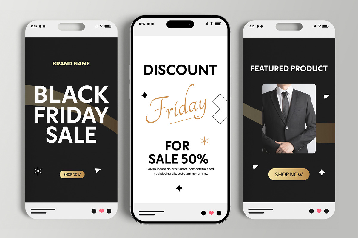 Black Friday Social Media Story Post preview 3