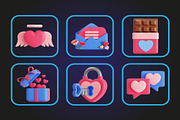 Valentine 3D Icon Pack, an Emoji Icon by Lumina_ui_ux202 (Thumbnail 6 of 6)
