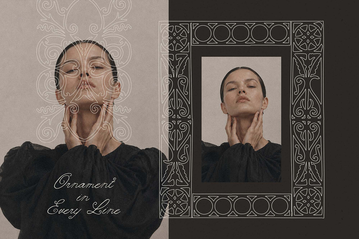 Flourish – Vintage Ornamental Frames, an Object Graphic by DigARTbyHavroshka (Photo 4 of 12)