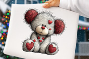 Valentine Teddy PNG Set, an Illustration by SinaCreation (Thumbnail 6 of 11)