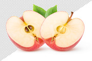 Cut red apples, an Object Graphic by Fruits+Veggies (Thumbnail 3 of 6)