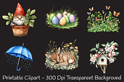 Spring Seasonal Elements Clipart, an Illustration by RobertsArt (Thumbnail 2 of 7)