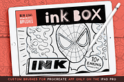 Procreate Ink Box, a Brush Add-On by Ben Lew Illustration (Thumbnail 1 of 4)
