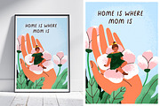 Happy Mother day greeting cards set, a Background Graphic by Good Studio (Thumbnail 2 of 6)