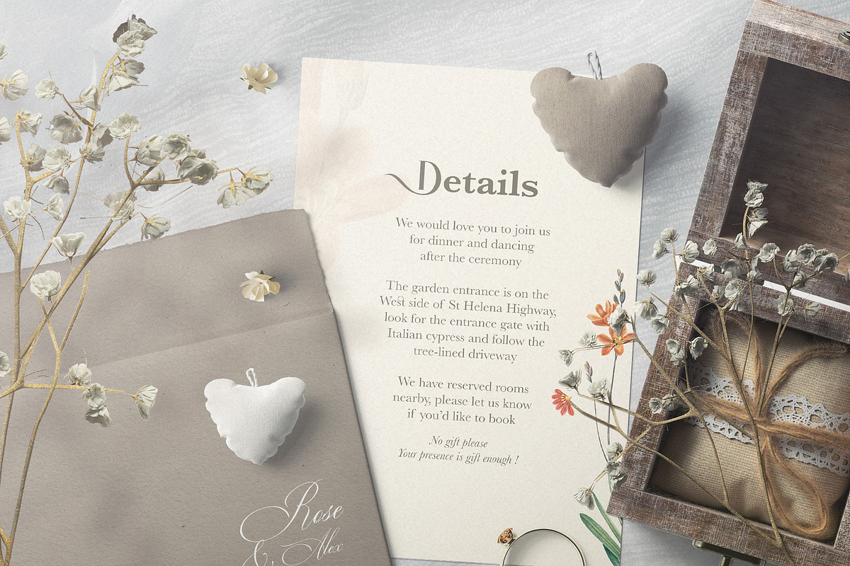 Rose & Alex (Vintage), an Invitation Template by EvitePapery (Photo 4 of 7)
