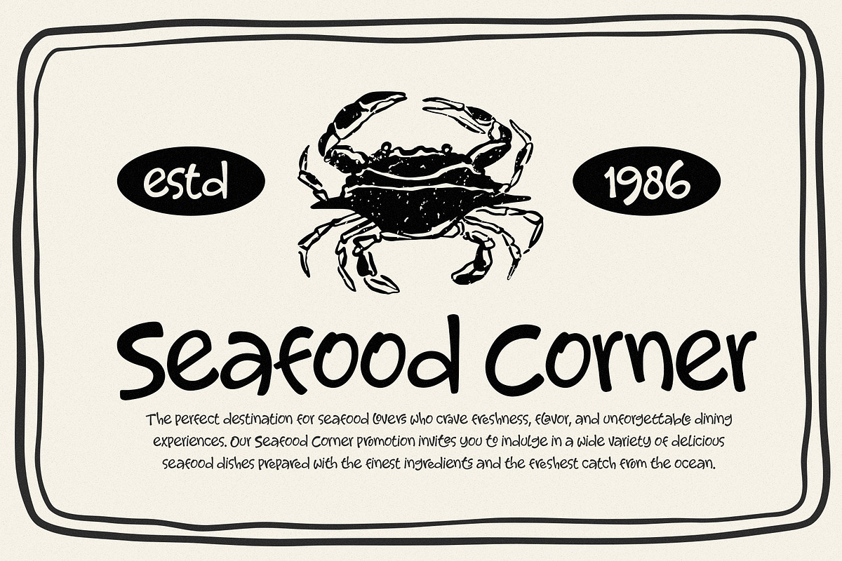 Kolend Casual Display Font, a Handwritten Font by RantautypeStudio (Photo 9 of 15)