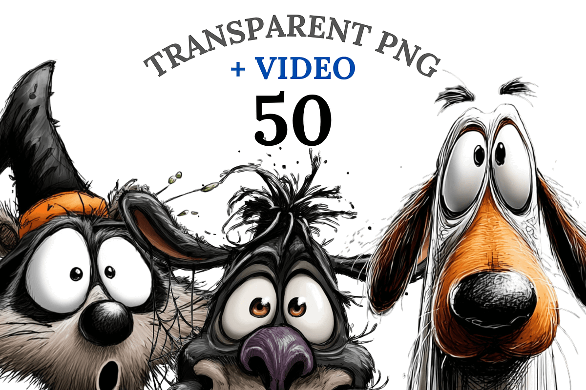 50 Quirky Halloween Clipart, an Illustration by Pati Charm Studio (Photo 1 of 9)