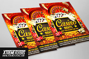 Casino Flyer Template, a Flyer Template by XtremeFlyers (Thumbnail 2 of 2)
