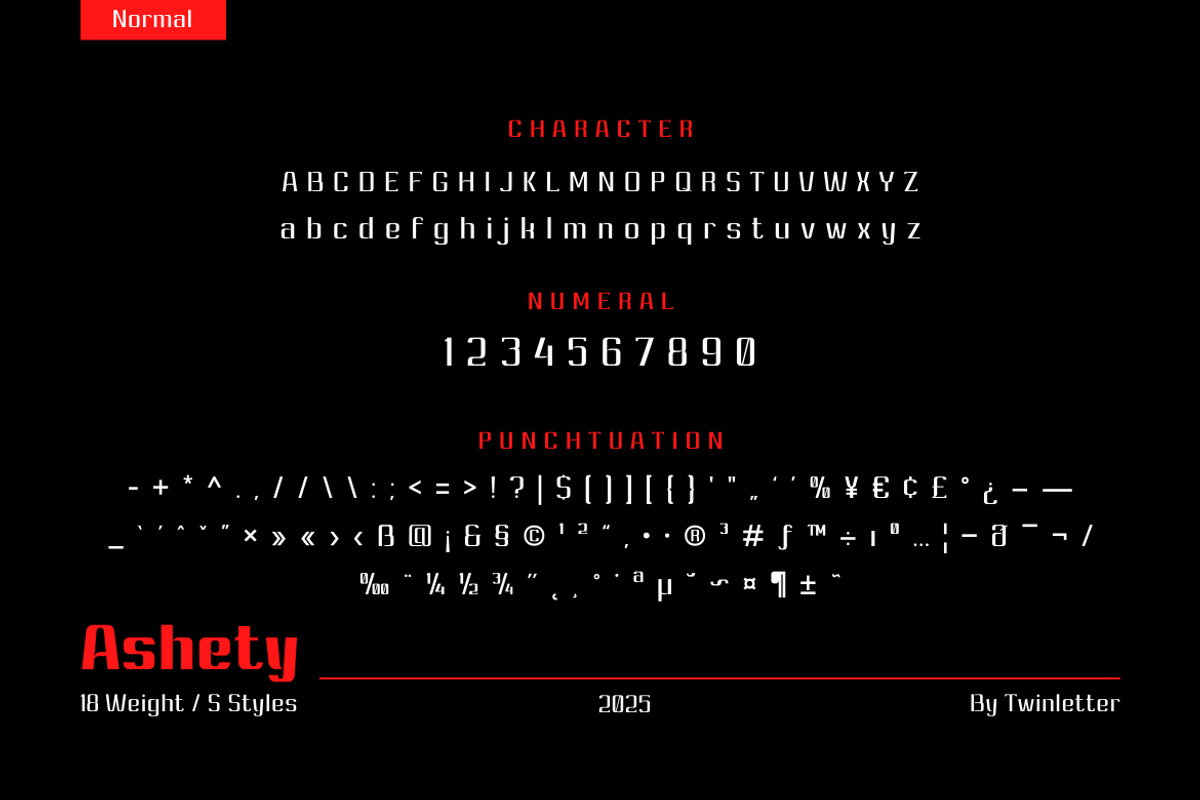 Ashety, a Sans Serif Font by twinstd (Photo 13 of 14)