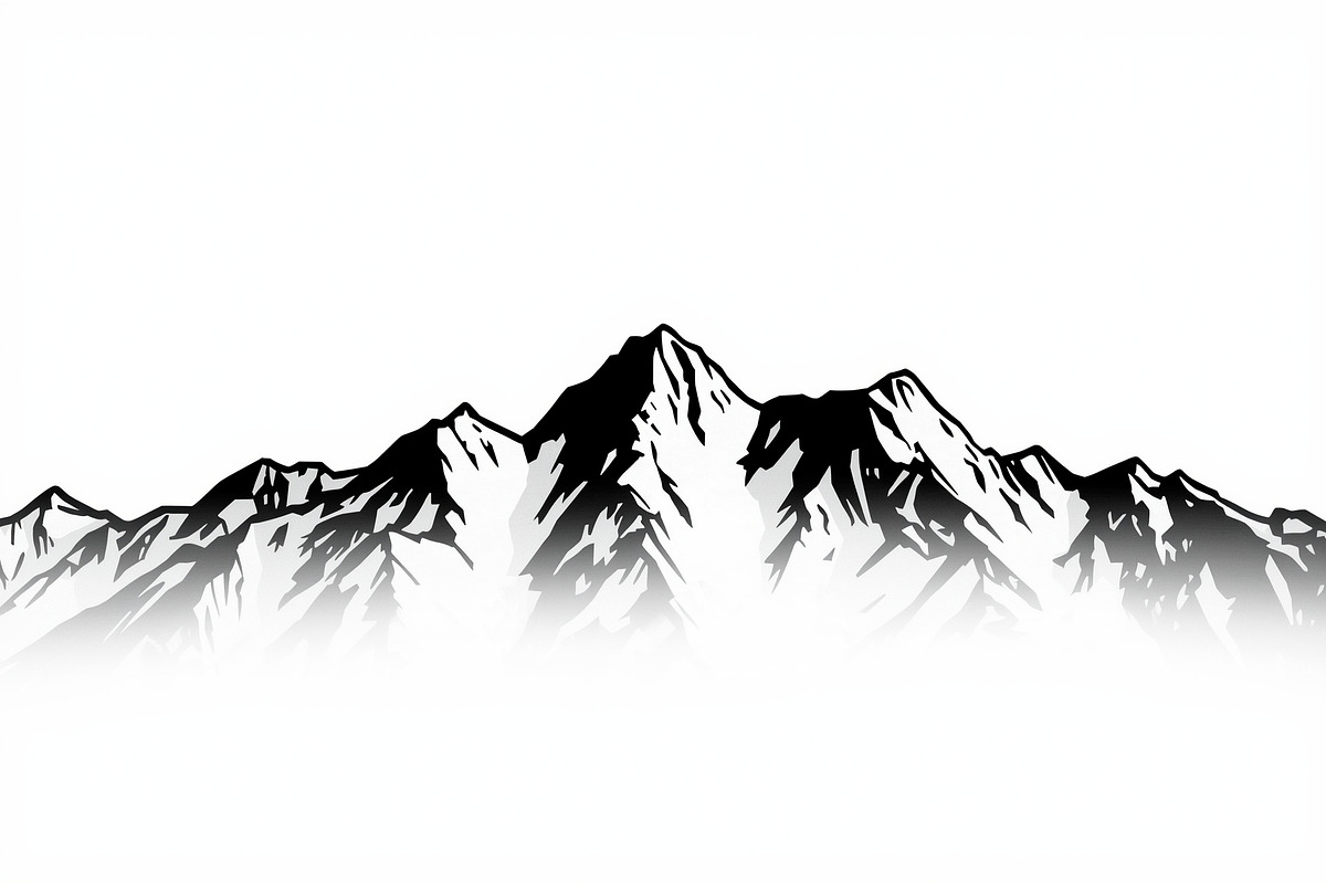 12 Pine Forest & Mountain Scenes, an Illustration by musafir_fashion (Photo 2 of 13)