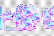 3D Soft Holo - Animated Shapes, a Graphic by LarysaZabrotskaya (Thumbnail 5 of 8)