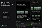 Figma Web Hosting Landing Page, a Landing Page Template by Musara (Thumbnail 1 of 6)