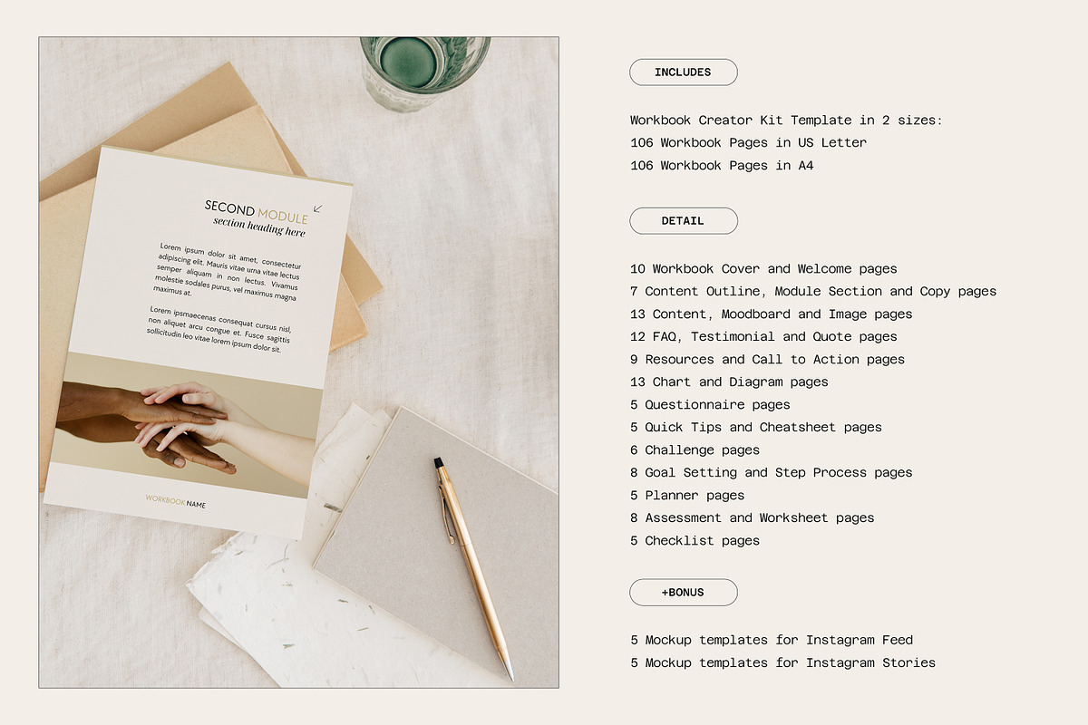 NAROK | 6 in 1 Course + Coach Bundle, a Social Media Template by Wildnun Studio (Photo 21 of 69)