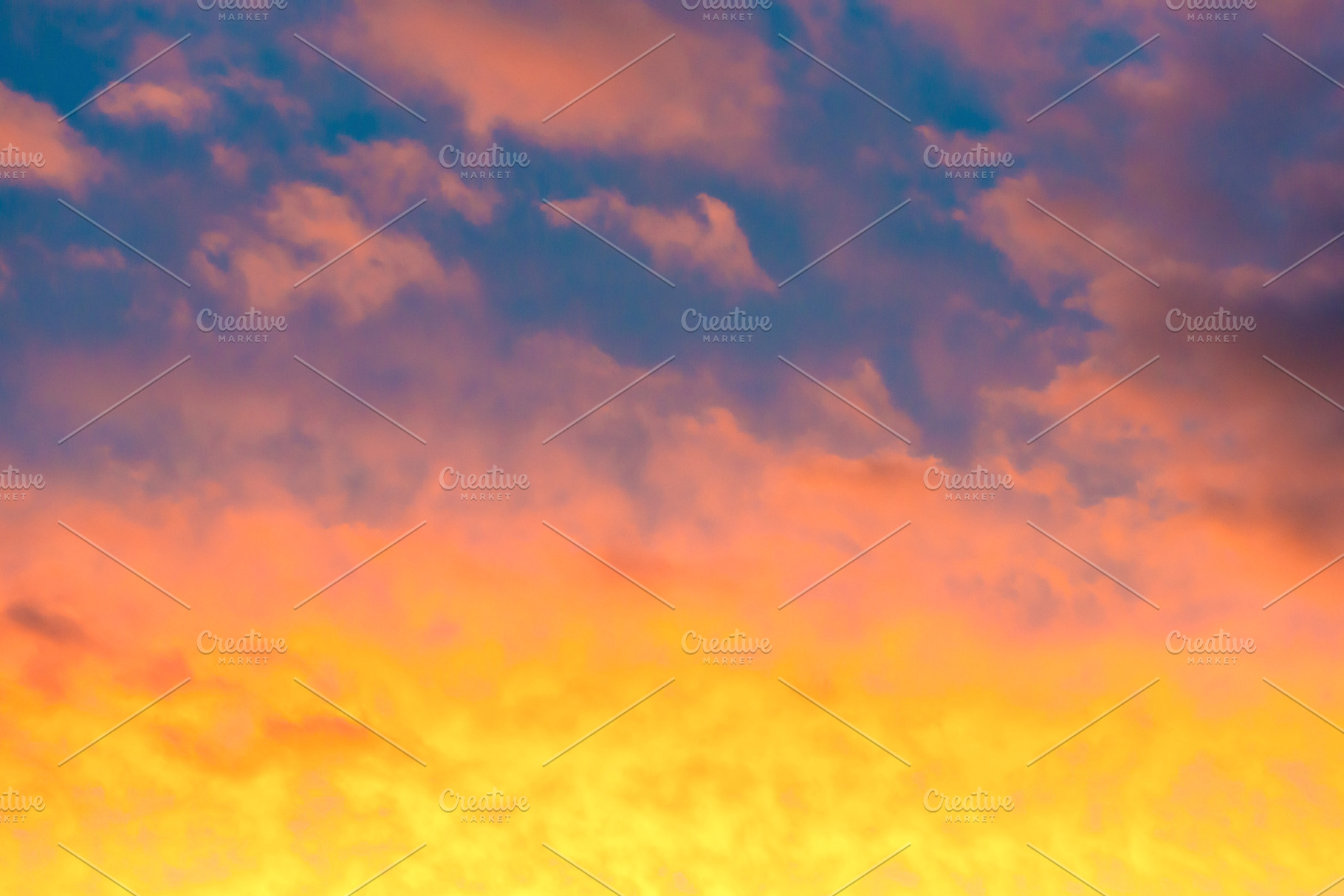 Sunset sky, dramatic clouds on colorful sky, a Nature Photo by Vapi