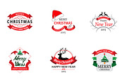 Christmas Badges, an Object Graphic by Creative Stall (Thumbnail 3 of 3)