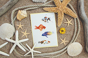 Aquarium Fishes Watercolor Clipart, an Animal Illustration by Catherine Wheel (Thumbnail 2 of 10)