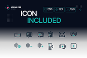 AI Chatbot Line Icon Set, an Outline Icon by Iconic Era (Thumbnail 3 of 4)