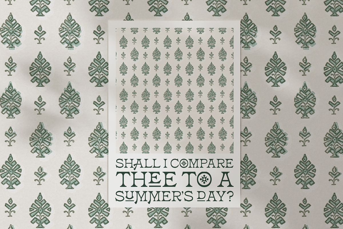 Vintage Block Seamless Patterns, a Pattern Graphic by angelainthefields (Photo 5 of 9)