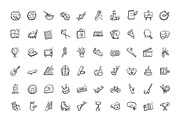 Hand Drawn Hobbies Icons, an Object Illustration by Brickclay (Thumbnail 8 of 8)