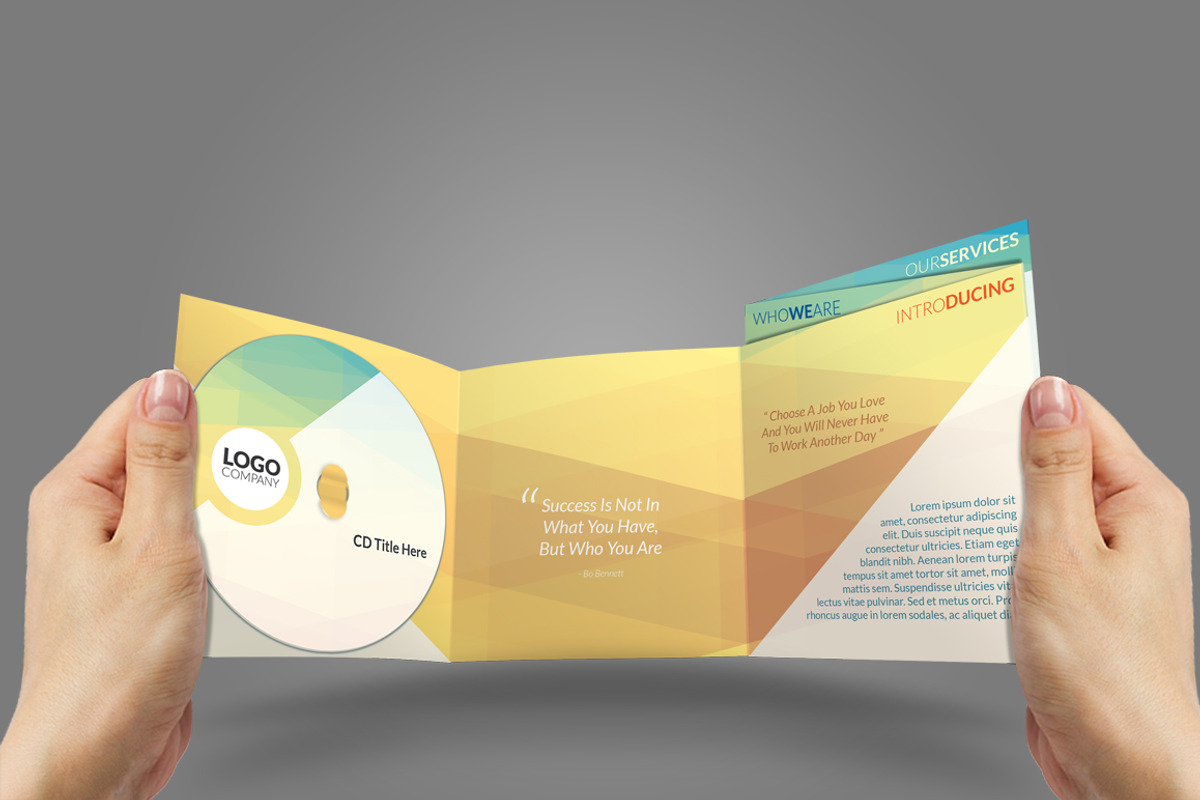 Zig-zag 3+1 Folding Brochure, a Brochure Template by FSY Creative Lab (Photo 3 of 3)