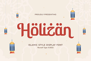 Holizan - Arabic Display Font