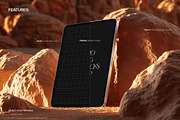 iPad Pro Among Rocks Mockup Set, an iPad Mockup by creatsy5 (Thumbnail 3 of 10)