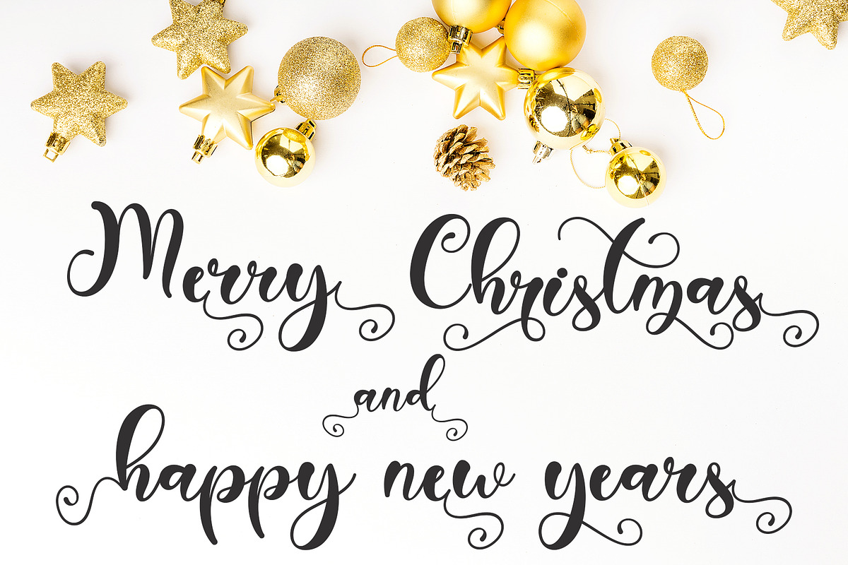Christmas Smile, a Script Font by Yoga Letter (Photo 4 of 8)