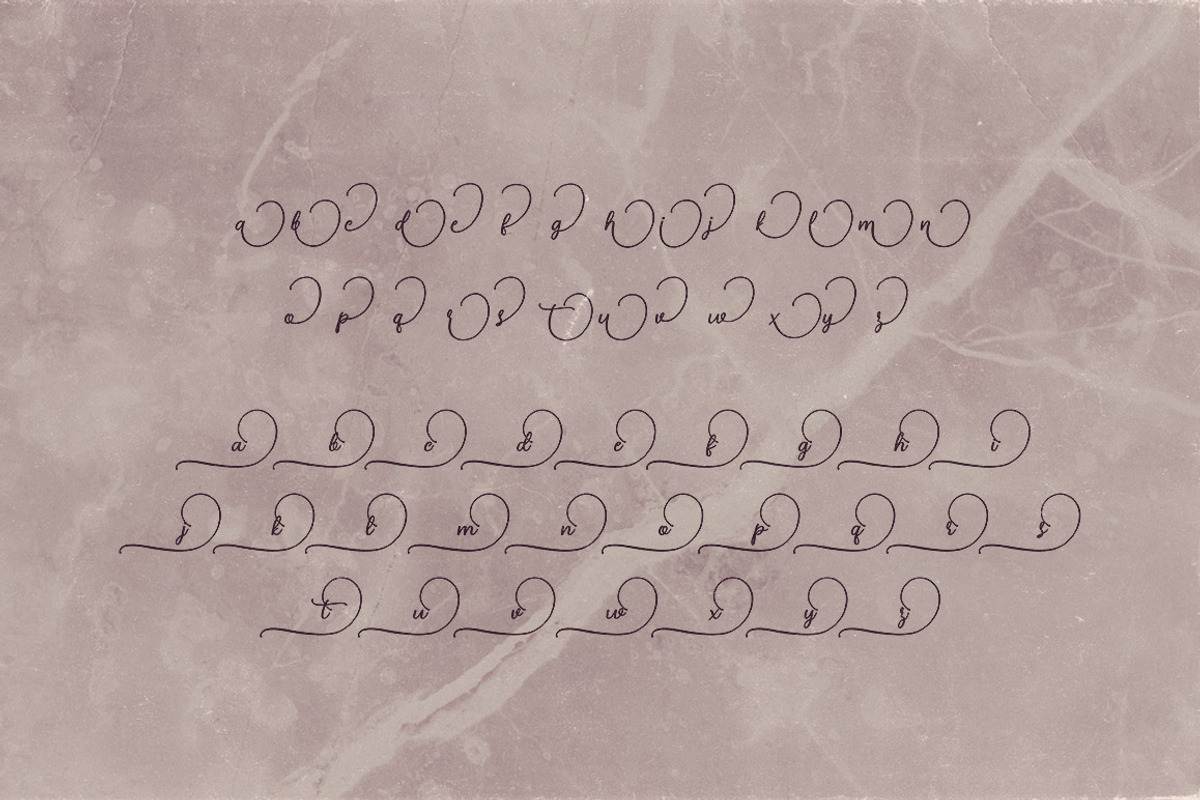 Julietta Script Font preview 7