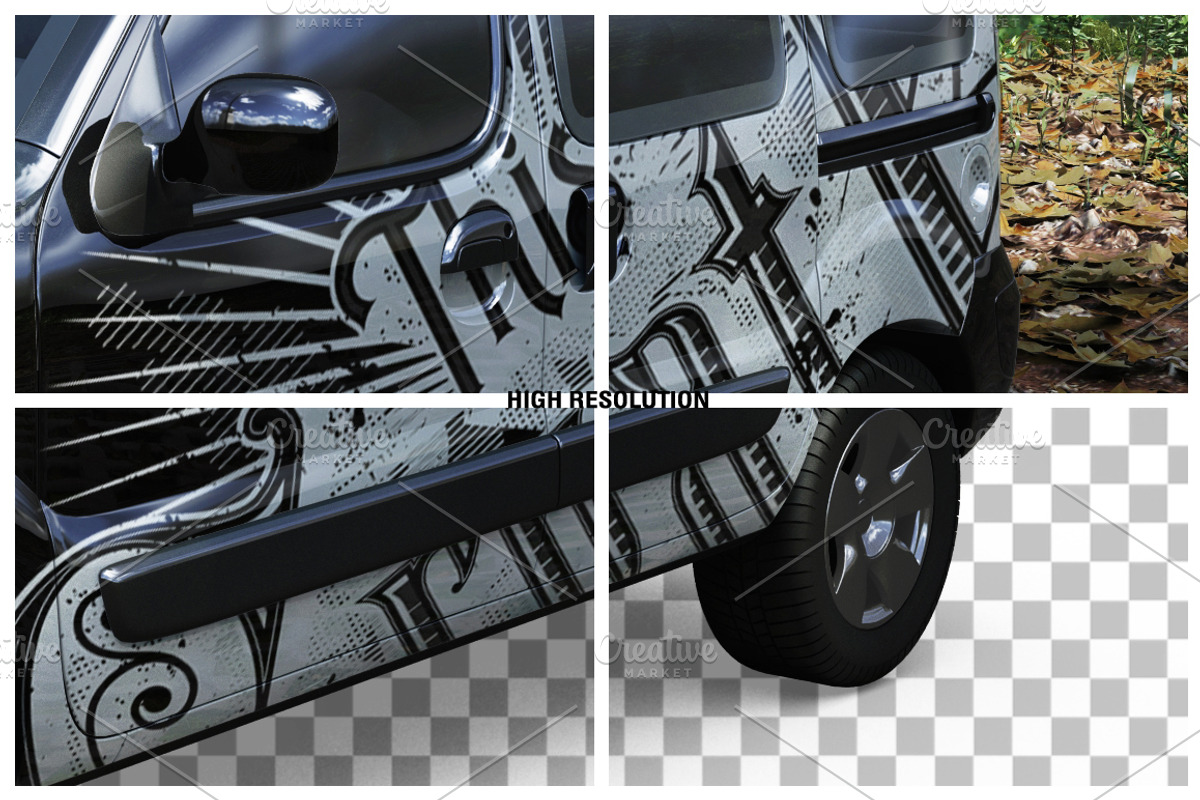 Vehicle Mock-up, a Mockup by IsometricWorld (Photo 9 of 12)