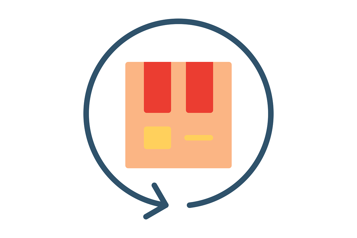 Return Box Flat Icon, a Duotone Icon by Pexelpy (Photo 2 of 2)
