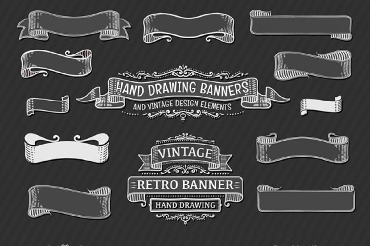 *SET* Banner&Design elements, a Decorative Illustration by ARSCOR (Photo 4 of 5)