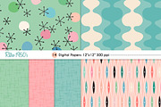Retro 1950's Digital Papers, a Pattern Graphic by Studio Kitsch (Thumbnail 3 of 4)