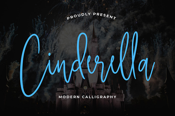 Cinderella Calligraphy Font preview 8